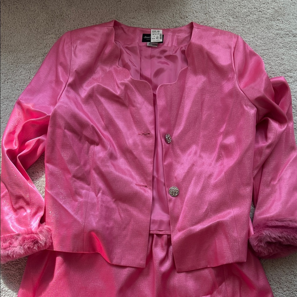 Vintage Chad Stevens Women’s Suit Set – Blazer & Skirt Size 22W(Approx. 18W–20W)